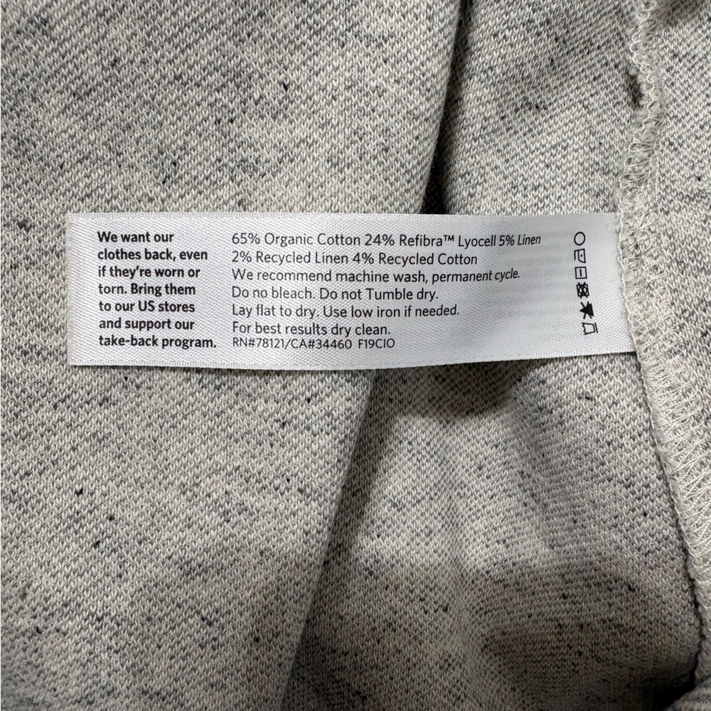 Eileen Fisher Herringbone Open Cardigan - Picture 5 of 5